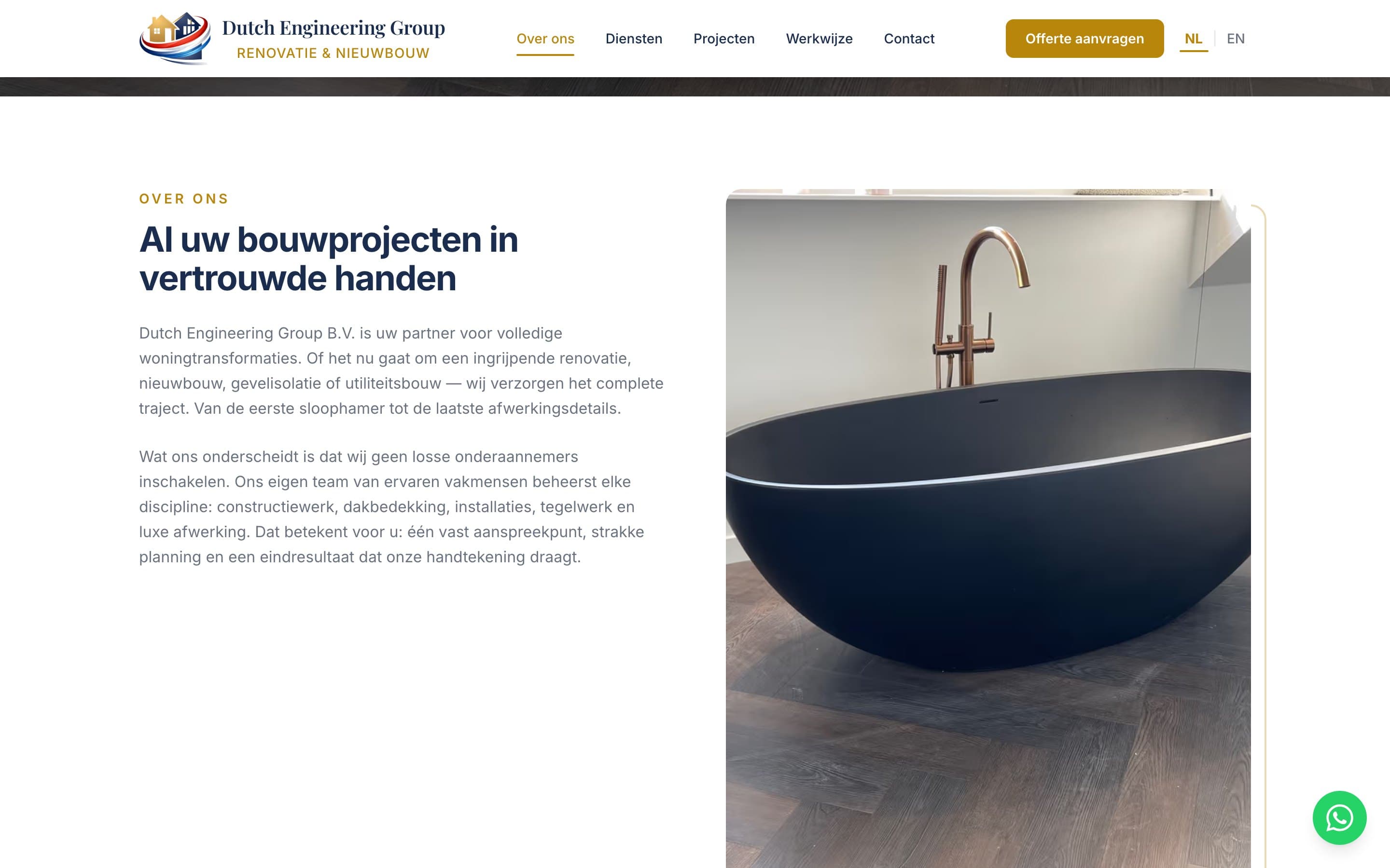 Dutch Engineering Group — services and approach