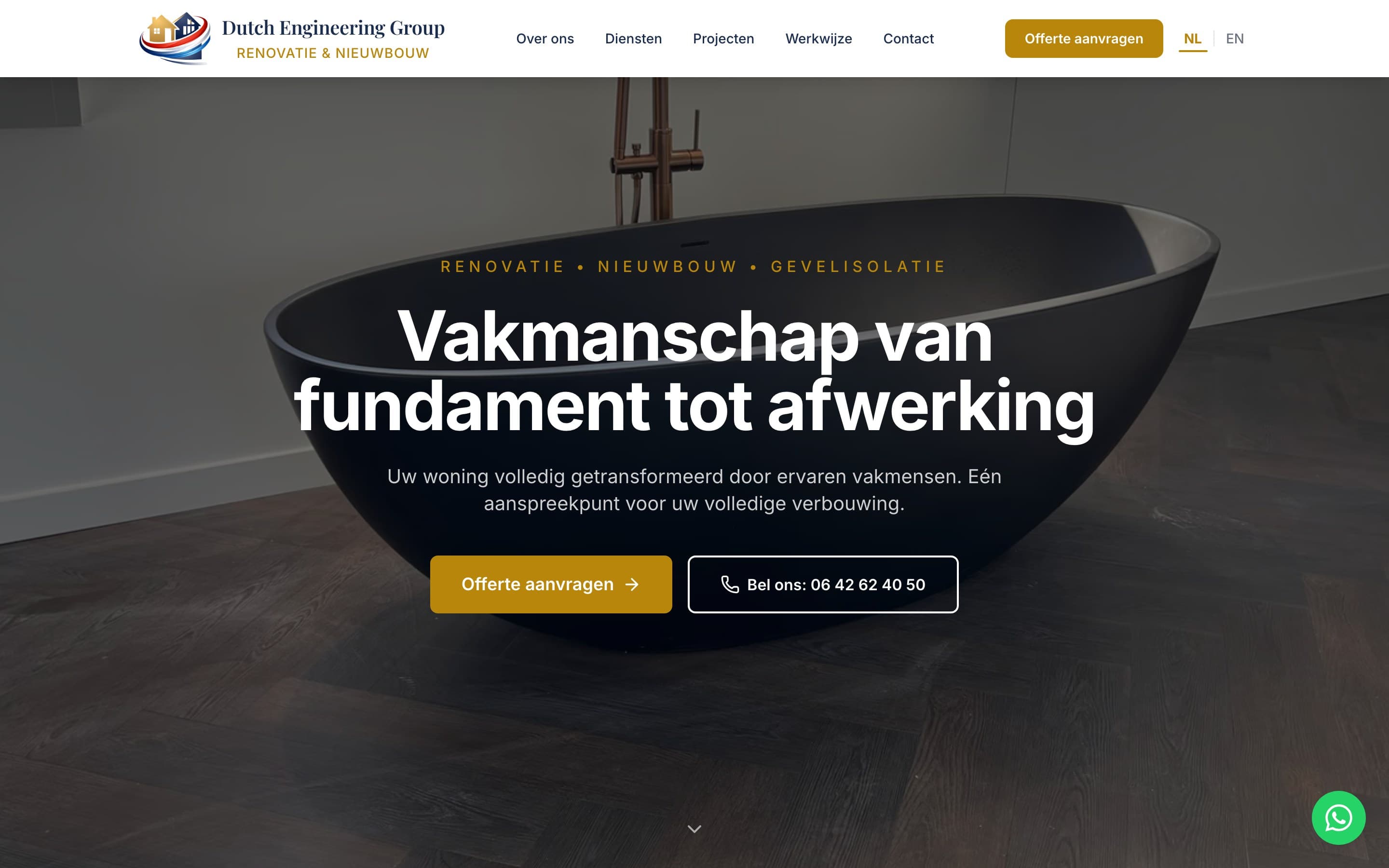 Dutch Engineering Group — craftsmanship from foundation to finish
